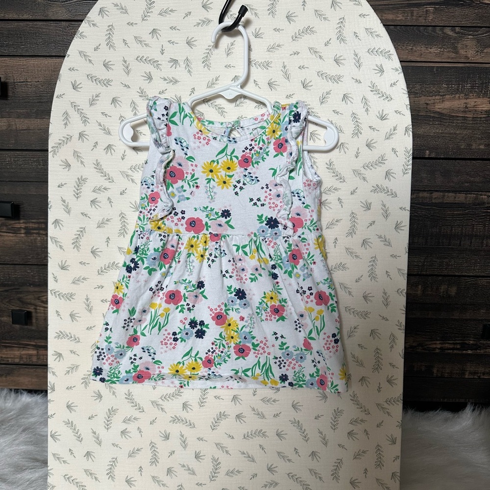 18M White Floral Dress